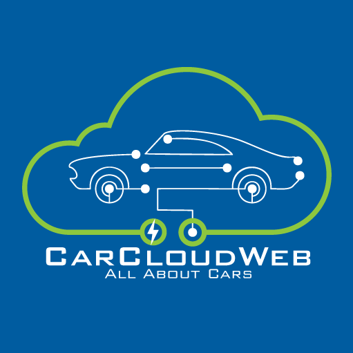 Car Cloud Web logo with a cloud and car as image